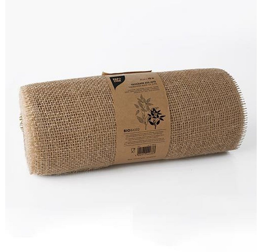 PAPSTAR Tischläufer Tischläufer, Jute 10 m x 30 cm natur auf Rolle von PAPSTAR