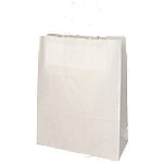 PAPSTAR Tragetasche mit Griff Weiß 22 x 10 x 28 cm 25 Stück von PAPSTAR