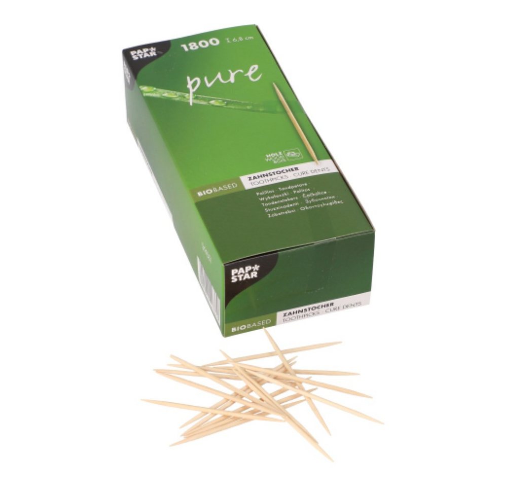 PAPSTAR Zahnstocherspender 1800 Zahnstocher, Holz "pure" rund 6,8 cm PAPSTAR Zahnstocherspender 1800 Zahnstocher, Holz "pure" rund 6,8 cm von PAPSTAR