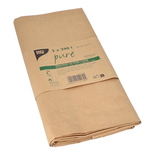 PAPSTAR 1 Karton = 10x2 Kompostsäcke, 2-lagiges Kraftpapier 240 l 115 cm x 80 cm x 35 cm braun 14189 PAPSTAR 1 Karton = 10x2 Kompostsäcke, 2-lagiges Kraftpapier 240 l 115 cm x 80 cm x 35 cm braun 14189 von PAPSTAR