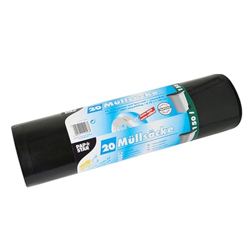 Papstar 1 Karton = 4x20 Müllsäcke, LDPE 150 l 150 cm x 70 cm schwarz extra stark 12443 Papstar 1 Karton = 4x20 Müllsäcke, LDPE 150 l 150 cm x 70 cm schwarz extra stark 12443 von PAPSTAR