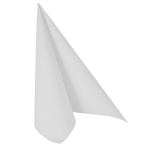 Papstar 1 Karton = 8x20 Servietten "ROYAL Collection" 1/4-Falz 40 cm x 40 cm weiss 16931 von PAPSTAR