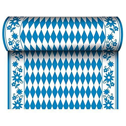 Papstar 24 m x 40 cm Tischläufer Stoffähnlich, Airlaid Bayrisch Blau auf Rolle, Tischdecke Raute Oktoberfest Papstar 24 m x 40 cm Tischläufer Stoffähnlich, Airlaid Bayrisch Blau auf Rolle, Tischdecke Raute Oktoberfest von PAPSTAR