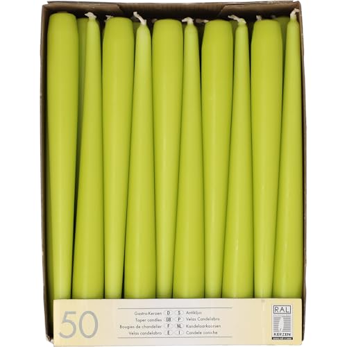 Papstar 81113 50 Leuchterkerzen Ø 2.2 x 25 cm, limonengrün Papstar 81113 50 Leuchterkerzen Ø 2.2 x 25 cm, limonengrün von PAPSTAR