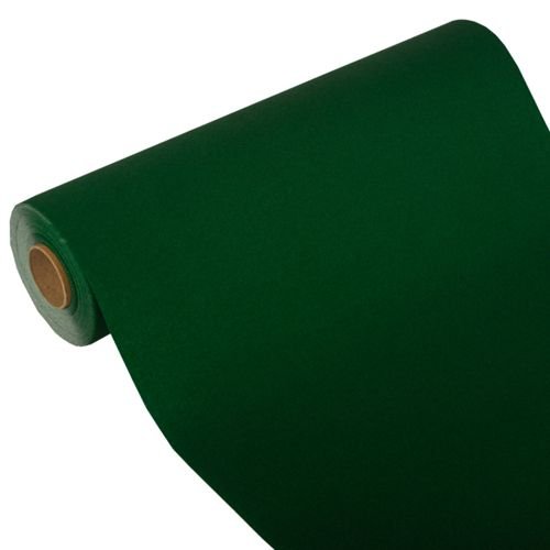 Papstar 84314 Tischläufer Tissue "ROYAL Collection" 24 m x 40 cm dunkelgrün von PAPSTAR