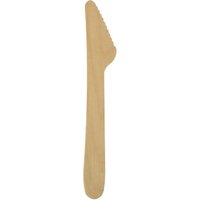PAPSTAR Einweg-Messer pure braun von PAPSTAR