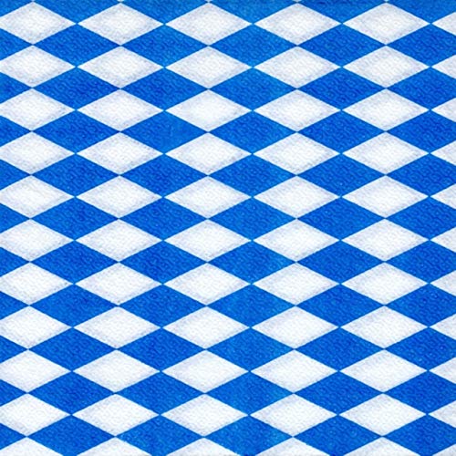 Papstar Servietten/Tissueservietten bayrisch blau (200 Stück) von PAPSTAR
