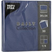 PAPSTAR Servietten 24,0 x 24,0 cm 2-lagig dunkelblau PAPSTAR Servietten 24,0 x 24,0 cm 2-lagig dunkelblau von PAPSTAR