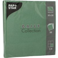 PAPSTAR Servietten 32,0 x 32,0 cm 2-lagig grün von PAPSTAR