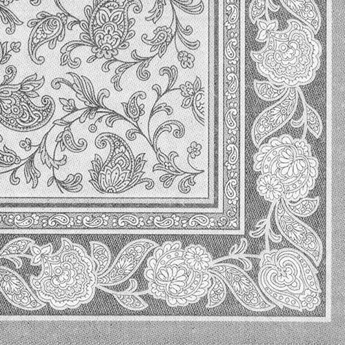 Premium Servietten "ROYAL Collection" 1/4-Falz 40 cm x 40 cm grau "Ornaments" für Hochzeitsfeier. Menge: 250 St Premium Servietten "ROYAL Collection" 1/4-Falz 40 cm x 40 cm grau "Ornaments" für Hochzeitsfeier. Menge: 250 St von PAPSTAR