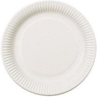 Speiseteller pure Einweg 23cm weiß 100 St./Pack. von PAPSTAR