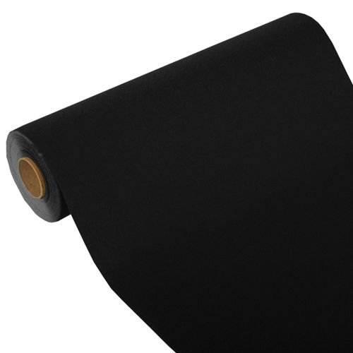 Tischläufer, Tissue "ROYAL Collection" 24 m x 40 cm schwarz 4 Rollen von PAPSTAR