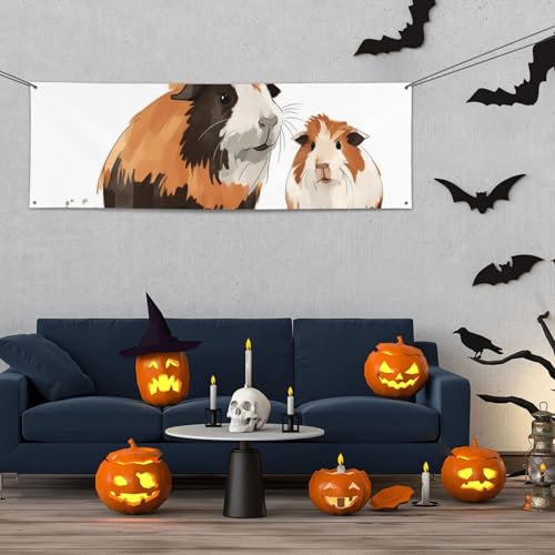 Banner für drinnen und draußen, personalisierbar, Meerschweinchen-Illustration, Banner, Partyschilder, wiederverwendbar, leeres Schild, 300D-Polyester, Dekoration, Banner für Party-Dekoration Banner für drinnen und draußen, personalisierbar, Meerschweinchen-Illustration, Banner, Partyschilder, wiederverwendbar, leeres Schild, 300D-Polyester, Dekoration, Banner für Party-Dekoration von PAQOLSMCKR