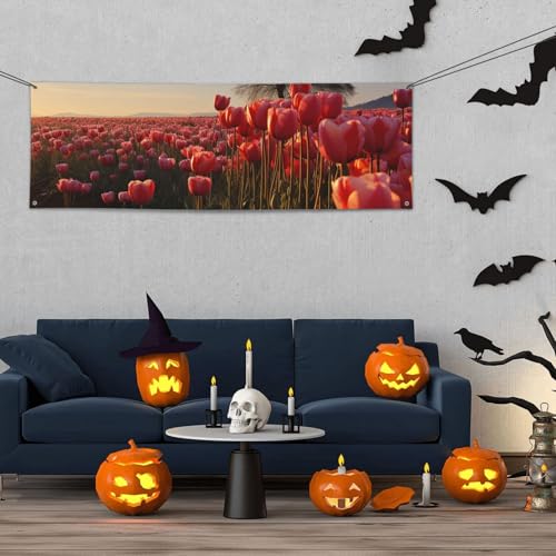 Banner für drinnen und draußen, personalisierbar, Tulpen, Feldbanner, Partyschilder, wiederverwendbar, leeres Schild, 300D-Polyester, Dekoration, Banner für Party-Dekoration Banner für drinnen und draußen, personalisierbar, Tulpen, Feldbanner, Partyschilder, wiederverwendbar, leeres Schild, 300D-Polyester, Dekoration, Banner für Party-Dekoration von PAQOLSMCKR