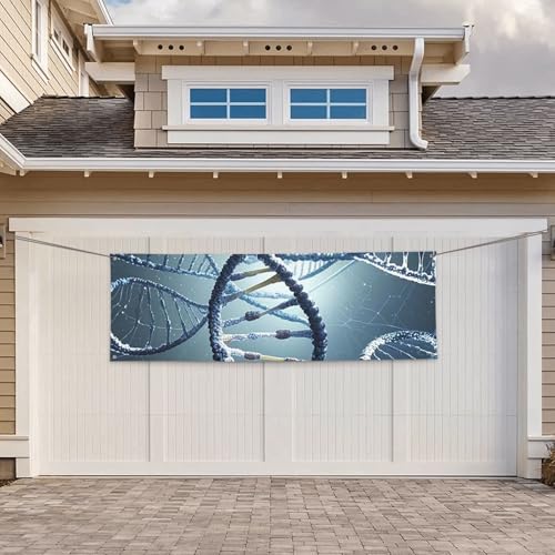 Banner für drinnen und draußen, personalisierbar, genetische Helix-Banner, Partyschilder, wiederverwendbar, leeres Schild, 300D-Polyester, Dekoration, Banner für Party-Dekoration von PAQOLSMCKR
