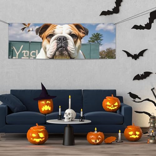 Banner für drinnen und draußen, personalisierbar, lustige englische Bulldogge, Banner, Partyschilder, wiederverwendbar, blanko, 300D Polyester, Dekoration, Banner für Party-Dekoration Banner für drinnen und draußen, personalisierbar, lustige englische Bulldogge, Banner, Partyschilder, wiederverwendbar, blanko, 300D Polyester, Dekoration, Banner für Party-Dekoration von PAQOLSMCKR
