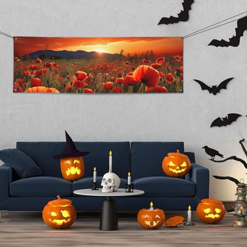 Banner für drinnen und draußen, personalisierbar, rote Mohnblumen, Banner, Partyschilder, wiederverwendbar, leeres Schild, 300D Polyester, Dekoration, Banner für Party-Dekoration Banner für drinnen und draußen, personalisierbar, rote Mohnblumen, Banner, Partyschilder, wiederverwendbar, leeres Schild, 300D Polyester, Dekoration, Banner für Party-Dekoration von PAQOLSMCKR