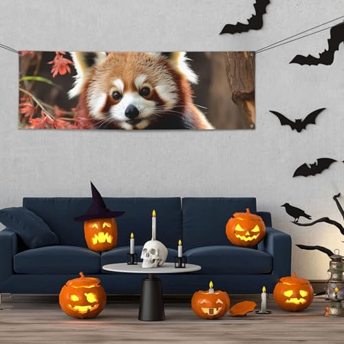 Banner für drinnen und draußen, personalisierbar, rote Pandas, Banner, Partyschilder, wiederverwendbar, blanko, 300D-Polyester, Dekoration, Banner für Party-Dekoration Banner für drinnen und draußen, personalisierbar, rote Pandas, Banner, Partyschilder, wiederverwendbar, blanko, 300D-Polyester, Dekoration, Banner für Party-Dekoration von PAQOLSMCKR