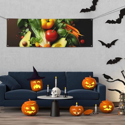 Banner für drinnen und draußen, personalisierbar, verschiedene Gemüse-Banner, Partyschilder, wiederverwendbar, blanko, 300D-Polyester, Dekoration, Banner für Party-Dekoration Banner für drinnen und draußen, personalisierbar, verschiedene Gemüse-Banner, Partyschilder, wiederverwendbar, blanko, 300D-Polyester, Dekoration, Banner für Party-Dekoration von PAQOLSMCKR