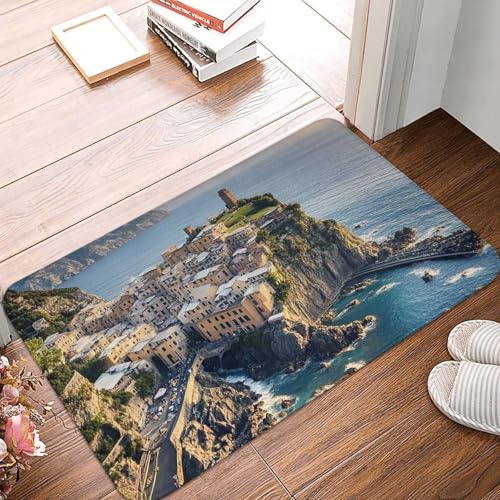 Fußmatte 60 x 40 cm, rutschfeste Schmutzfangmatten, maschinenwaschbar, schöne italienische Haustürmatten, für Innen- und Außenbereich, Eingangsmatte für Garage, Terrasse, Veranda, Bauernhaus Fußmatte 60 x 40 cm, rutschfeste Schmutzfangmatten, maschinenwaschbar, schöne italienische Haustürmatten, für Innen- und Außenbereich, Eingangsmatte für Garage, Terrasse, Veranda, Bauernhaus von PAQOLSMCKR