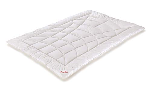 PARADIES Dala Bio Bettdecke 200x200 cm - Übergangsdecke, Öko-Tex Zertifiziert Standard 100 Klasse 1, medizinisch getestet von PARADIES