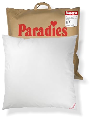PARADIES Kopfkissen 80x80 2er Set - Softy Top Bio medium, mittelfestes Schlafkissen mit Reißverschluss, veganes Kissen Set 80x80, Öko-Tex 100 Klasse 1 PARADIES Kopfkissen 80x80 2er Set - Softy Top Bio medium, mittelfestes Schlafkissen mit Reißverschluss, veganes Kissen Set 80x80, Öko-Tex 100 Klasse 1 von PARADIES