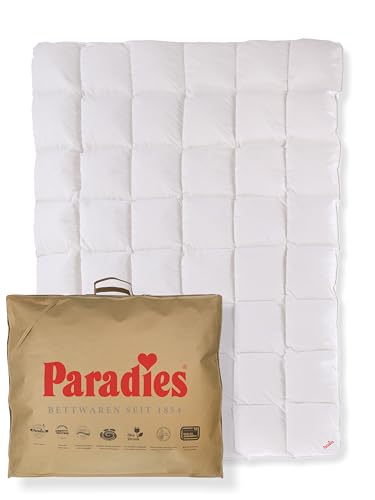 PARADIES Mikrofaser Bettdecke 135x200 cm -Renova - Ganzjahresdecke 135x200 - atmungsaktive Mikrofaserdecke, Öko-Tex Zertifiziert Standard 100 Klasse 1 von PARADIES
