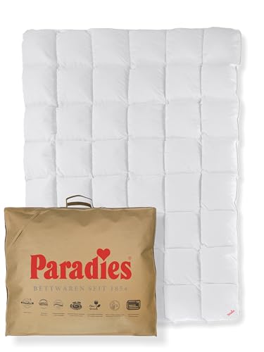 PARADIES Mikrofaser Bettdecke 135x200 cm -Renova - Ganzjahresdecke 135x200 - atmungsaktive Mikrofaserdecke, Öko-Tex Zertifiziert Standard 100 Klasse 1 von PARADIES