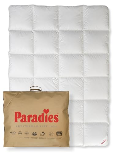 PARADIES Winterdecke 155x220 cm Runa Bio - kuschelig warme Bettdecke 155x220 Winter mit höchstem Volumen, Daunenalternative von PARADIES