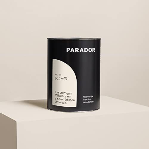 Parador Wandfarbe Oat Milk creme beige 2,5 L - nachhaltige Premium Innenfarbe matt - hohe Deckkraft tropffest spritzfest ergiebig schnelltrocknend geruchsneutral vegan von Parador