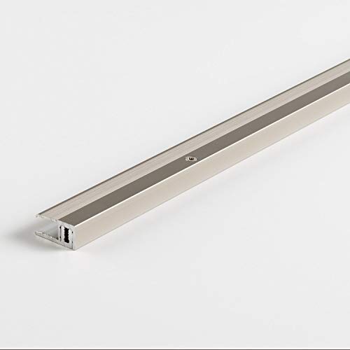 Parador Boden-Profile Abschlussprofil Aluminium Edelstahl für Vinyl/Laminat Bodenbeläge 7-15 mm von Parador
