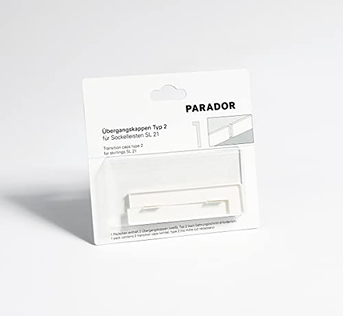 Parador Übergangskappen Typ 2 für Parador Sockelleisten SL 21 - Doppelpack von Parador