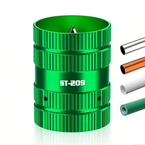 PARAOUTIL 2 in 1 Universal-Entgrater für Kupfer- und Kunststoffrohre für den Innen- und Außenbereich 6-38mm Multimaterialschneider Metall Aluminium Weichstahl Kompatibel PARAOUTIL 2 in 1 Universal-Entgrater für Kupfer- und Kunststoffrohre für den Innen- und Außenbereich 6-38mm Multimaterialschneider Metall Aluminium Weichstahl Kompatibel von PARAOUTIL