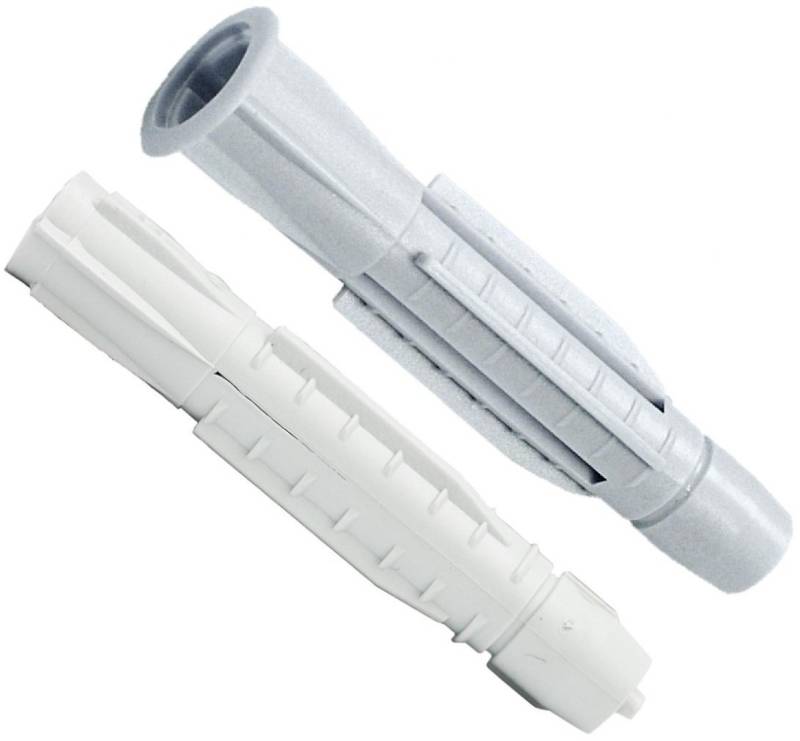 PARCO Universaldübel PARCO Universaldübel mit Kragen 8,0x50mm 100 Stück, (Mit Kragen 8,0x50 mm, 100-tlg) von PARCO