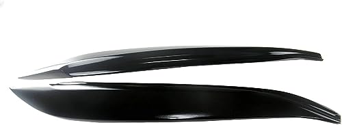 PAREKS Headlight Eyebrows for Mazda 3 Hatchback AXELA 2004-2009,Front Headlight Eyelid Trim Cover Car Styling von PAREKS