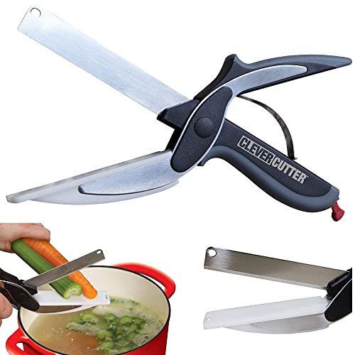 PARENCE – Cutter, 2 in 1 Chopper Cutter & Multifunktions-Küchenschere ersetzen Ihre Küchenmesser und Schneidebrett, ciso0746 von PARENCE