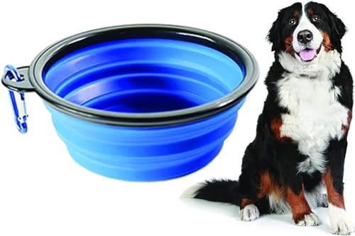 PARENCE - Reisenäpfe für Hunde und Katzen, zusammenklappbarer Silikon-/zertifizierter komponentenfreier Transportnapf für flüchtige Stoffe - zufällige Farbe von PARENCE