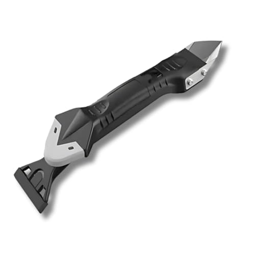 PARENCE. - 3 in 1 Silikon-Fugenentfernerwerkzeug – Spachtel & Multi-Bit-Schaber für Fugen, Fugenmörtel, Harz, Acryl – 5 austauschbare Spitzen – perfektes Finish von PARENCE