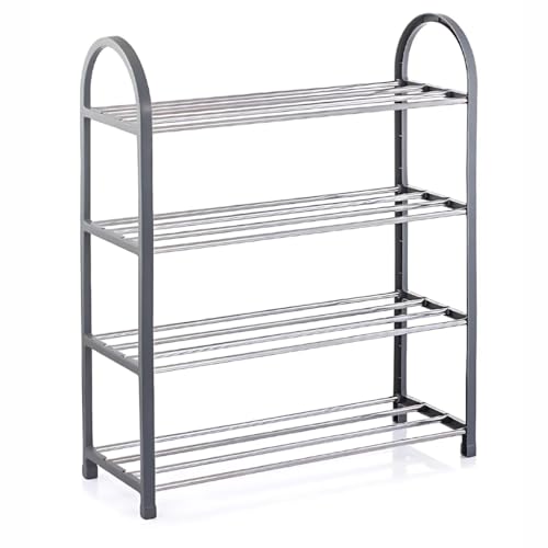 PARENCE.- 4-stöckiges Schuhregal - 49,5 x 18,5 x 65 cm Elegantes Design - Einfach zu montierender Schuhschrank PARENCE.- 4-stöckiges Schuhregal - 49,5 x 18,5 x 65 cm Elegantes Design - Einfach zu montierender Schuhschrank von PARENCE