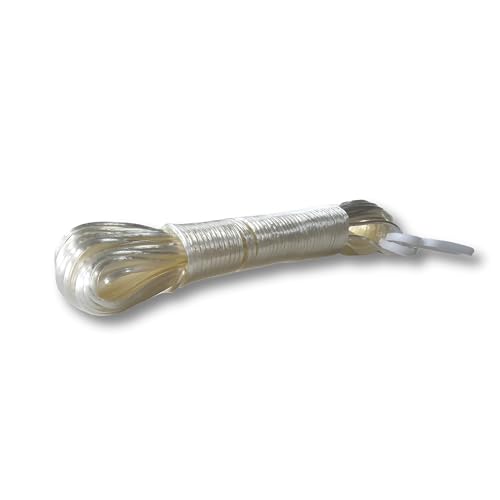 PARENCE.- Nylon-Wäscheleine 20 m/Starker und Stabiler Spanndraht - 20 m x 3 mm, Außenseite in zufälliger Farbe von PARENCE