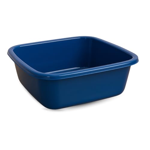 PARENCE.- Quadratisches Becken 10L – Widerstandsfähige Kunststoff-Waschwanne 34 cm | Mehrzweckbecken für Küche, Wäscherei, Haushalt oder Garten von PARENCE