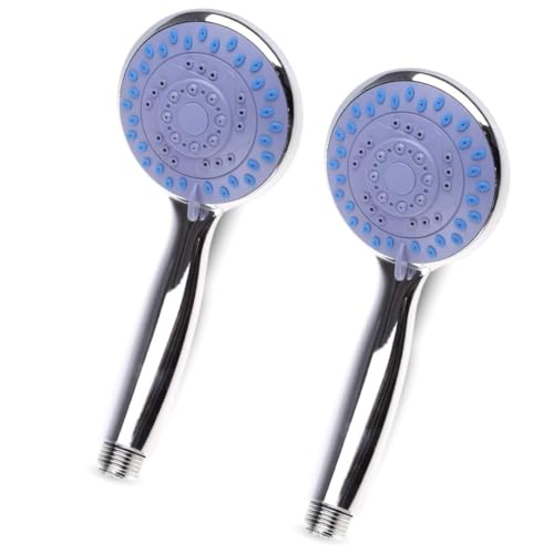 PARENCE.- Set mit 2 3-Strahl-Duschköpfen - Universal-Duschköpfe Chromfarbe - Klassische Handbrause Einfach zu bedienen 3 Modi - 2 Stück von PARENCE