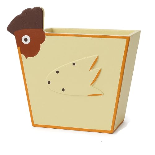 PARENCE.- Stiftehalter aus Holz Huhn Design – Original Schreibtisch-Organizer im Landhausstil – 12x10 cm – Aufbewahrung für Stifte, Pinsel, Zubehör PARENCE.- Stiftehalter aus Holz Huhn Design – Original Schreibtisch-Organizer im Landhausstil – 12x10 cm – Aufbewahrung für Stifte, Pinsel, Zubehör von PARENCE