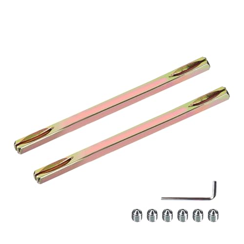 PARFCO Vierkantstift 8 mm, 2 Stück Drückerstift Eisen-Vierkantstift, 8 x 8 x 150 mm, Türgriff Spindelstange, mit Schraube und Griff, für Meisten Türgriff-Vierkantschaft-Schlitzleiste PARFCO Vierkantstift 8 mm, 2 Stück Drückerstift Eisen-Vierkantstift, 8 x 8 x 150 mm, Türgriff Spindelstange, mit Schraube und Griff, für Meisten Türgriff-Vierkantschaft-Schlitzleiste von PARFCO