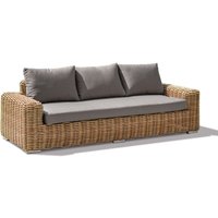 Parisgarden - borabora - 3-Sitzer-Gartensofa ausem Kunstharzgeflecht - paris garden von PARISGARDEN