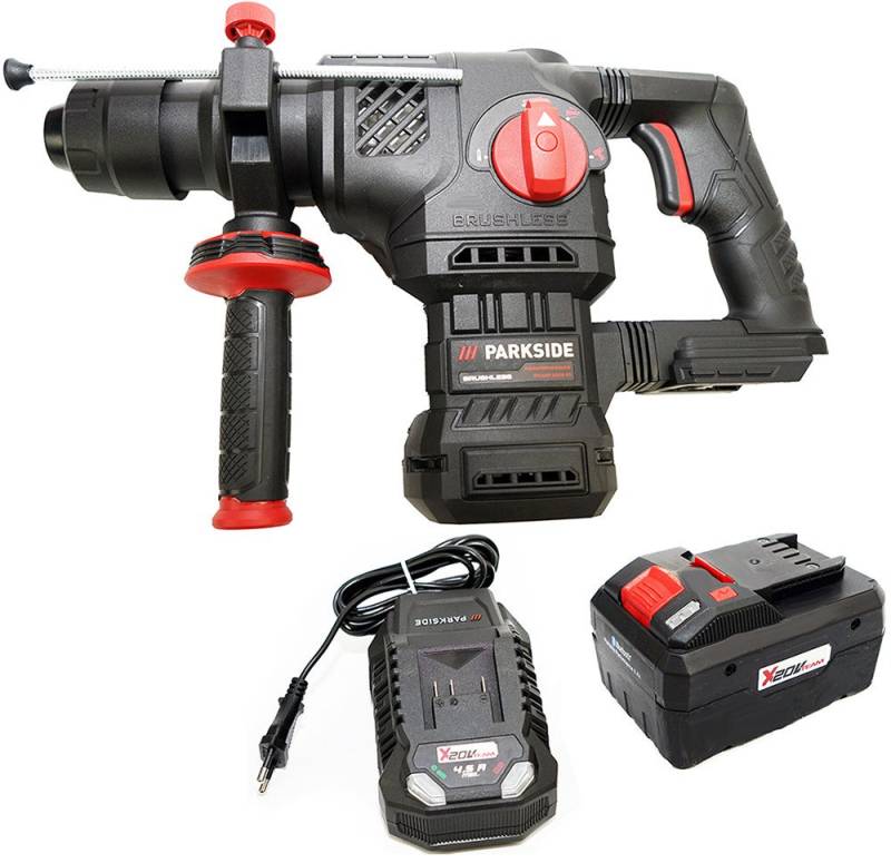 PARKSIDE PERFORMANCE® Akku-Bohrhammer 20V Akku Kombihammer PKHAP 2058 A1 im Transportkoffer, 20 V, max. 760 U/min von PARKSIDE PERFORMANCE®