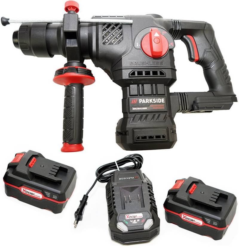 PARKSIDE PERFORMANCE® Akku-Bohrhammer 20V Akku Kombihammer PKHAP 2058 A1 im Transportkoffer, 20 V, max. 760 U/min von PARKSIDE PERFORMANCE®