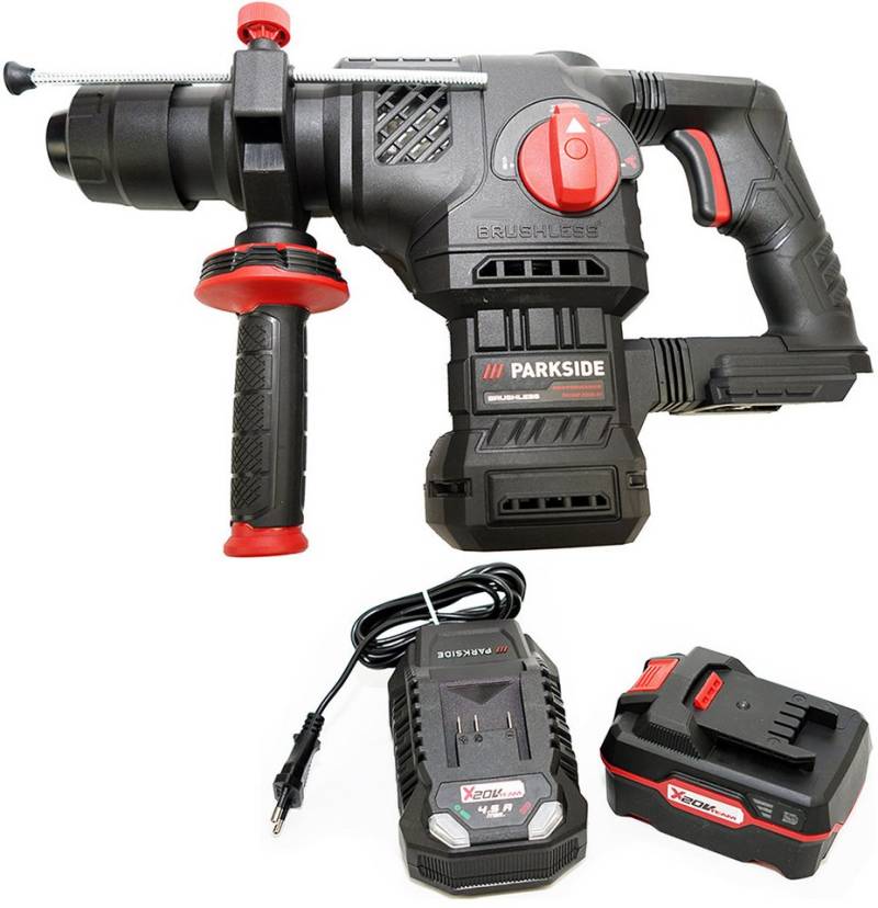 PARKSIDE PERFORMANCE® Akku-Bohrhammer 20V Akku Kombihammer PKHAP 2058 A1 im Transportkoffer, 20 V, max. 760 U/min von PARKSIDE PERFORMANCE®