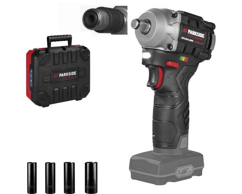 PARKSIDE PERFORMANCE® Akku-Drehschlagschrauber 12V Drehschlagschrauber PPDSSA 12 +Güde 1/4 Hex Adapter, ohne Akku von PARKSIDE PERFORMANCE®