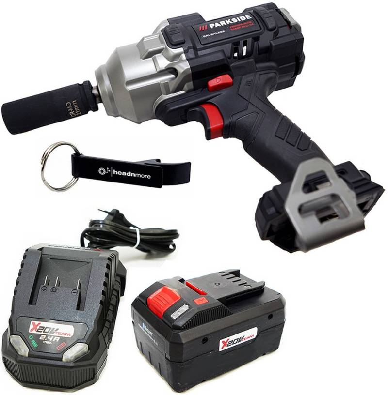 PARKSIDE PERFORMANCE® Akku-Drehschlagschrauber 20V Akku 1/2" PASSP 20 Schlagschrauber 1356 Nm, 1550 U/min, 1356 Nm von PARKSIDE PERFORMANCE®